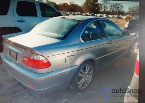 2004 BMW 330Ci z USA, uszkodzony, nr VIN WBABD53464PL15372